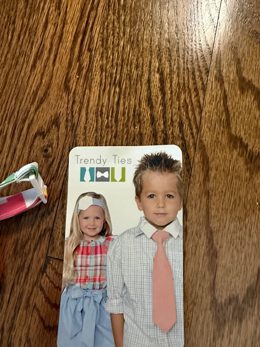 Trendy Ties boys neck tie and bow tie in multicolored pastel chevron pattern New